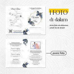Undangan Lipat Foto Dalam